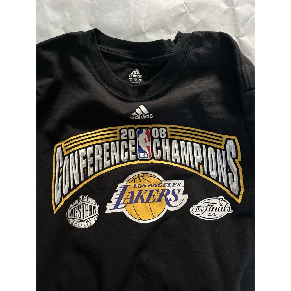 Vtg 2008 Los Angeles Lakers Western Conference Champions Finals T-Shirt Medium